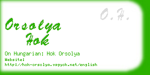 orsolya hok business card